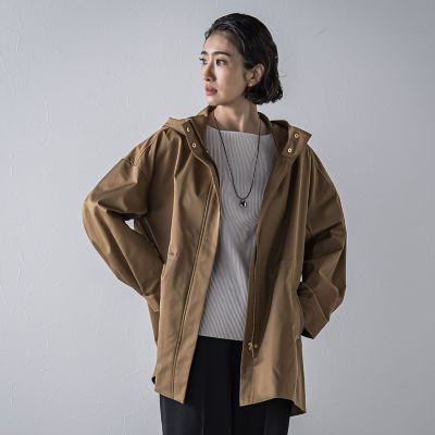 tatamize  parka Lサイズ 大きいサイズ】”シルエットの変化が楽しめる”ストレッチ