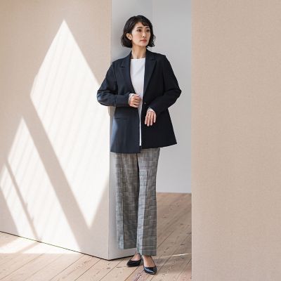 大きいサイズ】ピクシエスタテーラードジャケット≪手洗い可能≫ | la
