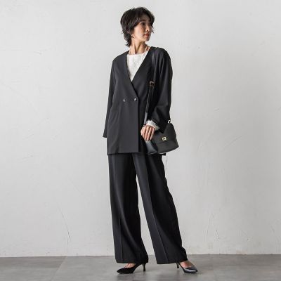 大きいサイズ】ハイストレッチカルゼジャケット | la.f（Women