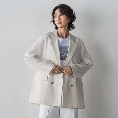＜la.f...（Women/大きいサイズ）＞【大きいサイズ】シアータンブラージャケット