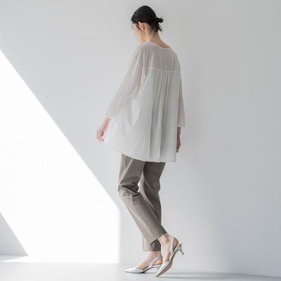 la.f...（Women/大きいサイズ）/ラ　エフ L （大きいサイズ） 【大きいサイズ】フレアシルエットカットソー≪洗濯機で洗える≫