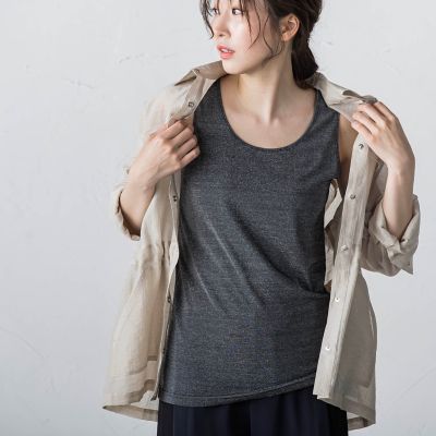 大きいサイズ】ラメタンクトップ【洗濯機で洗える】 | la.f（Women