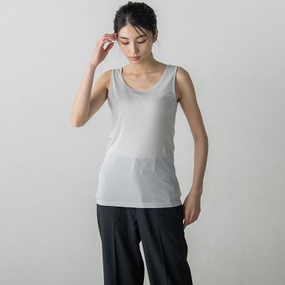 大きいサイズ】ラメタンクトップ【洗濯機で洗える】 | la.f（Women