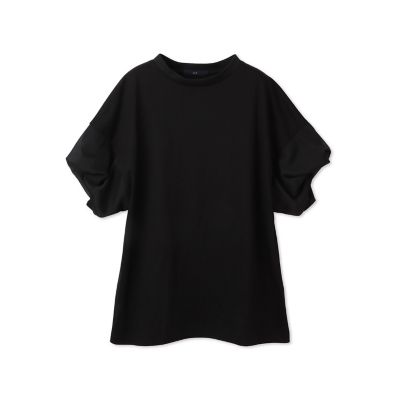 【大きいサイズ】袖シアーカットソー≪洗濯機で洗える／吸水速乾／接触冷感≫