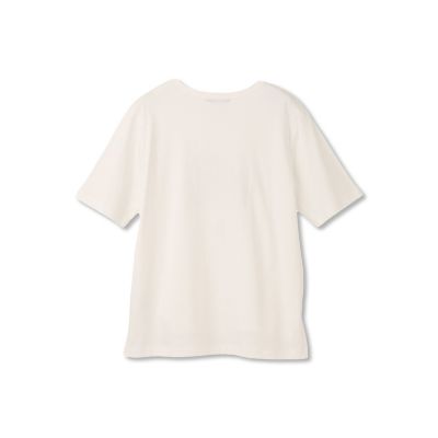 【大きいサイズ】刺しゅうコンパクトＴシャツ≪洗濯機で洗える≫