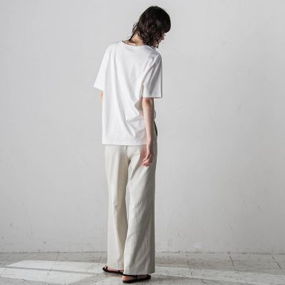 【大きいサイズ】刺しゅうコンパクトＴシャツ≪洗濯機で洗える≫