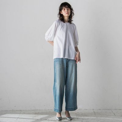 【大きいサイズ】袖コンシャススムースカットソー≪洗濯機で洗える／接触冷感／紫外線防止≫