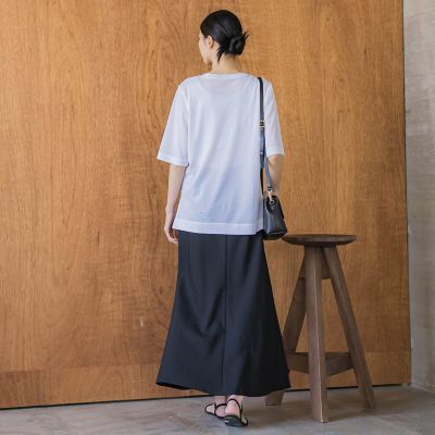 【大きいサイズ】シアーＴシャツ≪洗濯機で洗える≫