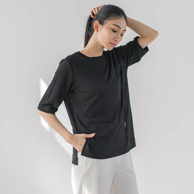 【大きいサイズ】シアーＴシャツ≪洗濯機で洗える≫