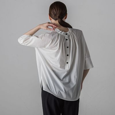 【大きいサイズ】ライクアウーヴン前後２ＷＡＹカットソー≪洗濯機で洗える≫