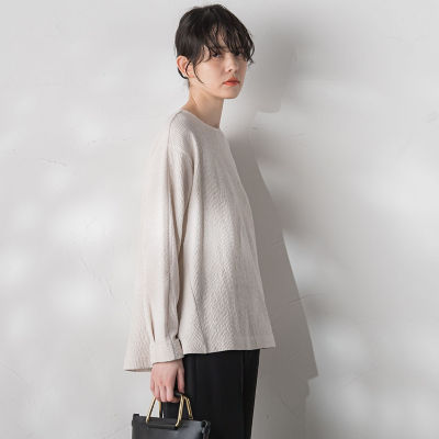 ＜la.f...（Women/大きいサイズ）＞【大きいサイズ】ペプラムカットソー≪洗濯機で洗える≫