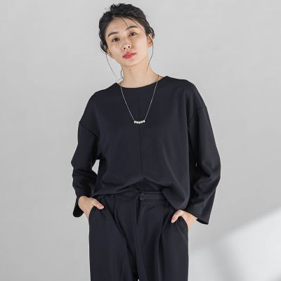 【大きいサイズ】パーフェクトジャージカットソー≪洗濯機で洗える≫