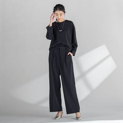 【大きいサイズ】パーフェクトジャージカットソー≪洗濯機で洗える≫