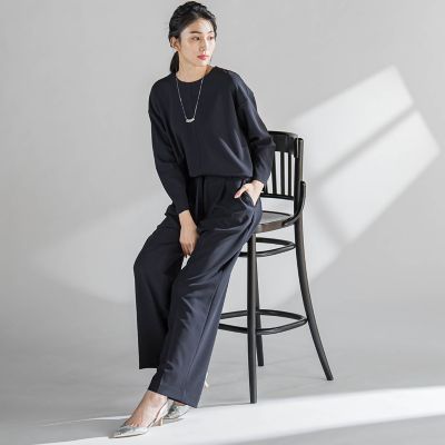 【大きいサイズ】パーフェクトジャージカットソー≪洗濯機で洗える≫