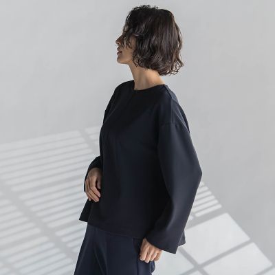 【大きいサイズ】パーフェクトジャージカットソー≪洗濯機で洗える≫
