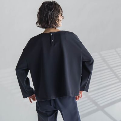 【大きいサイズ】パーフェクトジャージカットソー≪洗濯機で洗える≫