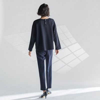 【大きいサイズ】パーフェクトジャージカットソー≪洗濯機で洗える≫