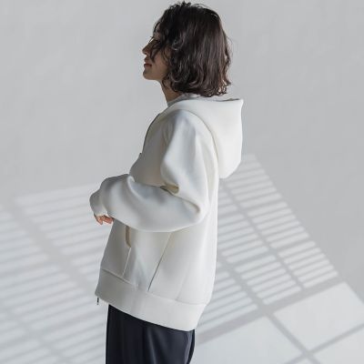 【大きいサイズ】ダブルジップパーカー≪洗濯機で洗える≫
