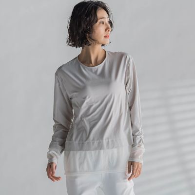 大きいサイズ】シアードッキングカットソー≪洗濯機で洗える≫ | la.f