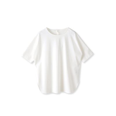 【大きいサイズ】バックサテンカットソー≪洗濯機で洗える≫