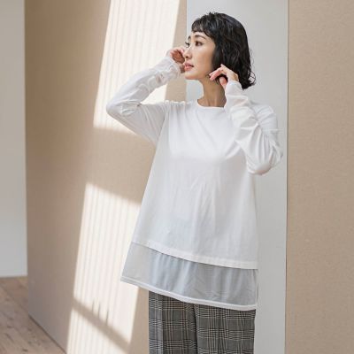 ＜la.f...（Women/大きいサイズ）＞【ＷＥＢ限定／大きいサイズ】”重ねるだけで格上げ”レイヤードインナー