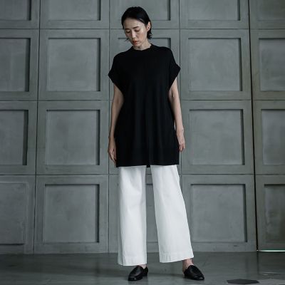 【大きいサイズ】イスコホワイトデニムパンツ