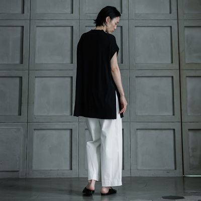 【大きいサイズ】イスコホワイトデニムパンツ
