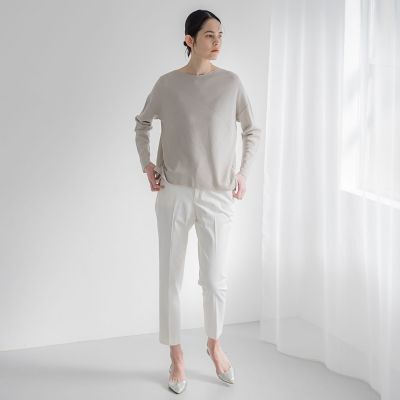 【大きいサイズ】優しい履き心地アルガン２ＷＡＹテーパードパンツ≪洗濯機で洗える／セットアップ対応≫