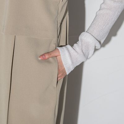 【大きいサイズ】ミントソリビアツイル大人コンビネゾン≪洗濯機で洗える≫