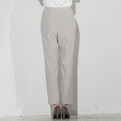 【大きいサイズ】ドロストテーパードパンツ≪洗濯機で洗える／撥水防汚加工≫