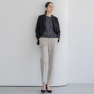 【大きいサイズ】ドロストテーパードパンツ≪洗濯機で洗える／撥水防汚加工≫