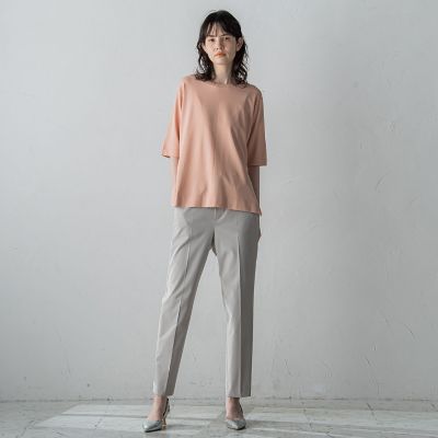 【大きいサイズ】ドロストテーパードパンツ≪洗濯機で洗える／撥水防汚加工≫