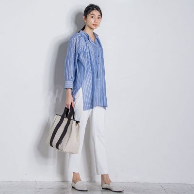 【大きいサイズ】定番シェルタリングドライテーパードパンツ≪洗濯機で洗える／セットアップ対応≫