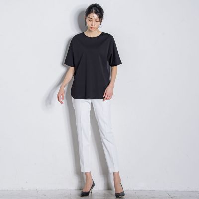 【大きいサイズ】定番シェルタリングドライテーパードパンツ≪洗濯機で洗える／セットアップ対応≫