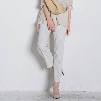 la.f...（Women/大きいサイズ）/ラ　エフ L （大きいサイズ） 【大きいサイズ】定番シェルタリングドライテーパードパンツ≪洗濯機で洗える/セットアップ対応≫
