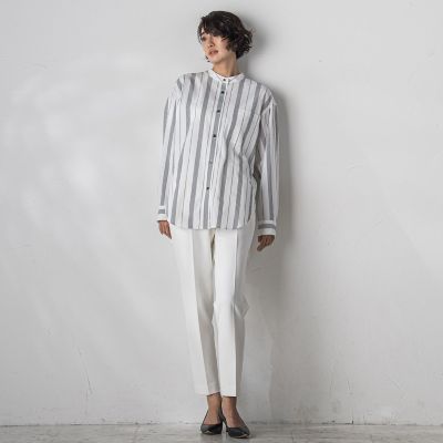 【大きいサイズ／カタログ掲載】ピクシエスタテーパードパンツ≪洗濯機で洗える／セットアップ対応≫