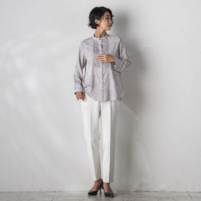 【大きいサイズ／カタログ掲載】ピクシエスタテーパードパンツ≪洗濯機で洗える／セットアップ対応≫