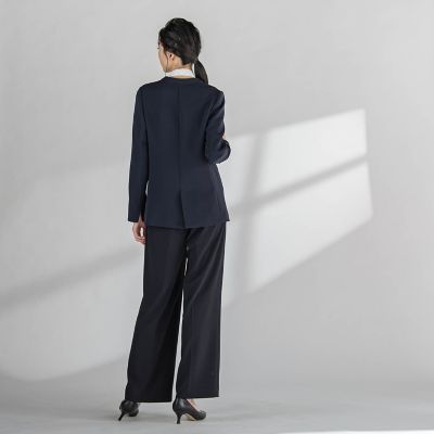 【大きいサイズ】パーフェクトジャージワイドパンツ≪洗濯機で洗える≫