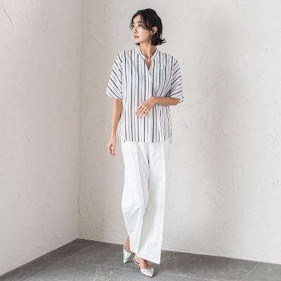 【ＷＥＢ限定／大きいサイズ】シェルタリングワイドパンツ≪洗濯機で洗える≫