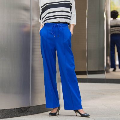 la.f...（Women/大きいサイズ）/ラ　エフ L （大きいサイズ） 【WEB限定/大きいサイズ】シェルタリングワイドパンツ≪洗濯機で洗える≫