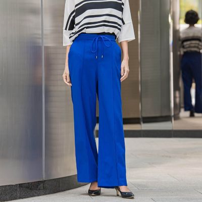 【ＷＥＢ限定／大きいサイズ】シェルタリングワイドパンツ≪洗濯機で洗える≫