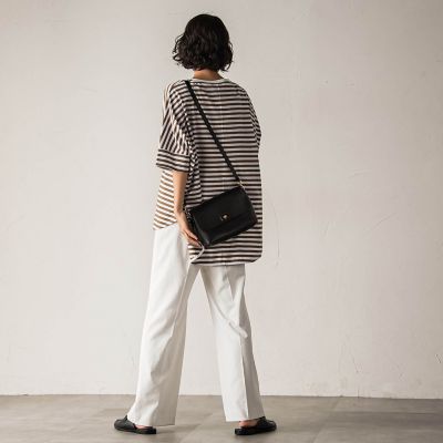 【大きいサイズ】【ｂｉｙｏｒｉ】シェルタリングドライオックスワイドパンツ≪洗濯機で洗える≫