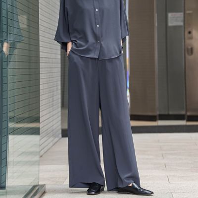 la.f...（Women/大きいサイズ）/ラ　エフ L （大きいサイズ） 【大きいサイズ】キレリワイドパンツ≪洗濯機で洗える≫