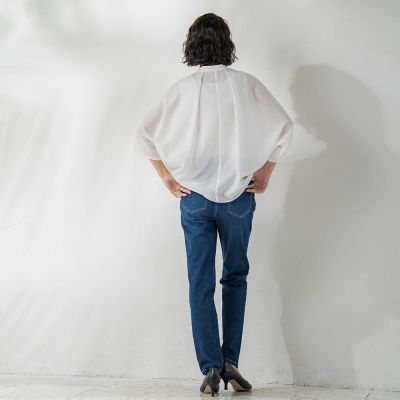 【大きいサイズ】【ｂｉｙｏｒｉ】”しゃがんでも走っても、ノンストレス”デニムレギパン≪洗濯機で洗える≫