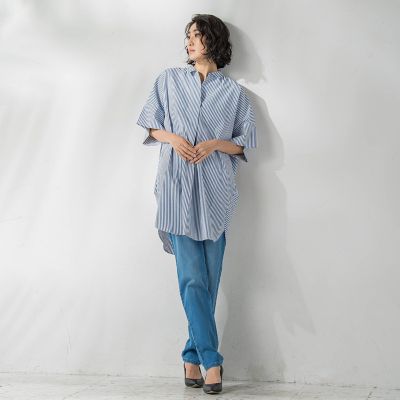 【大きいサイズ】【ｂｉｙｏｒｉ】”しゃがんでも走っても、ノンストレス”デニムレギパン≪洗濯機で洗える≫