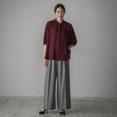 【美品】EVISU／yamane　グレンチェックテーパードパンツ　大きめサイズ 美品】EVISU／yamane グレンチェックテーパードパンツ 大きめ