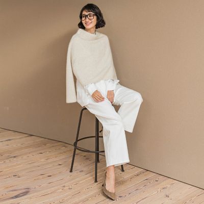 ラエフ（la．f．．．）/【大きいサイズ】”暖かさも洒落感も”裏起毛デニム 大きいサイズ】”暖かさも洒落感も”裏起毛デニム | la.f（Women