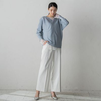 【大きいサイズ】１６ＧＧＡＬＡＸＹニットプルオーバー≪手洗い可能≫
