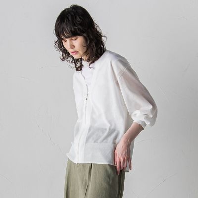 【大きいサイズ】ジップブルゾン風カーディガン≪手洗い可能／防しわ≫