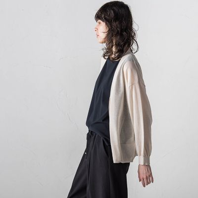 【大きいサイズ】ジップブルゾン風カーディガン≪手洗い可能／防しわ≫